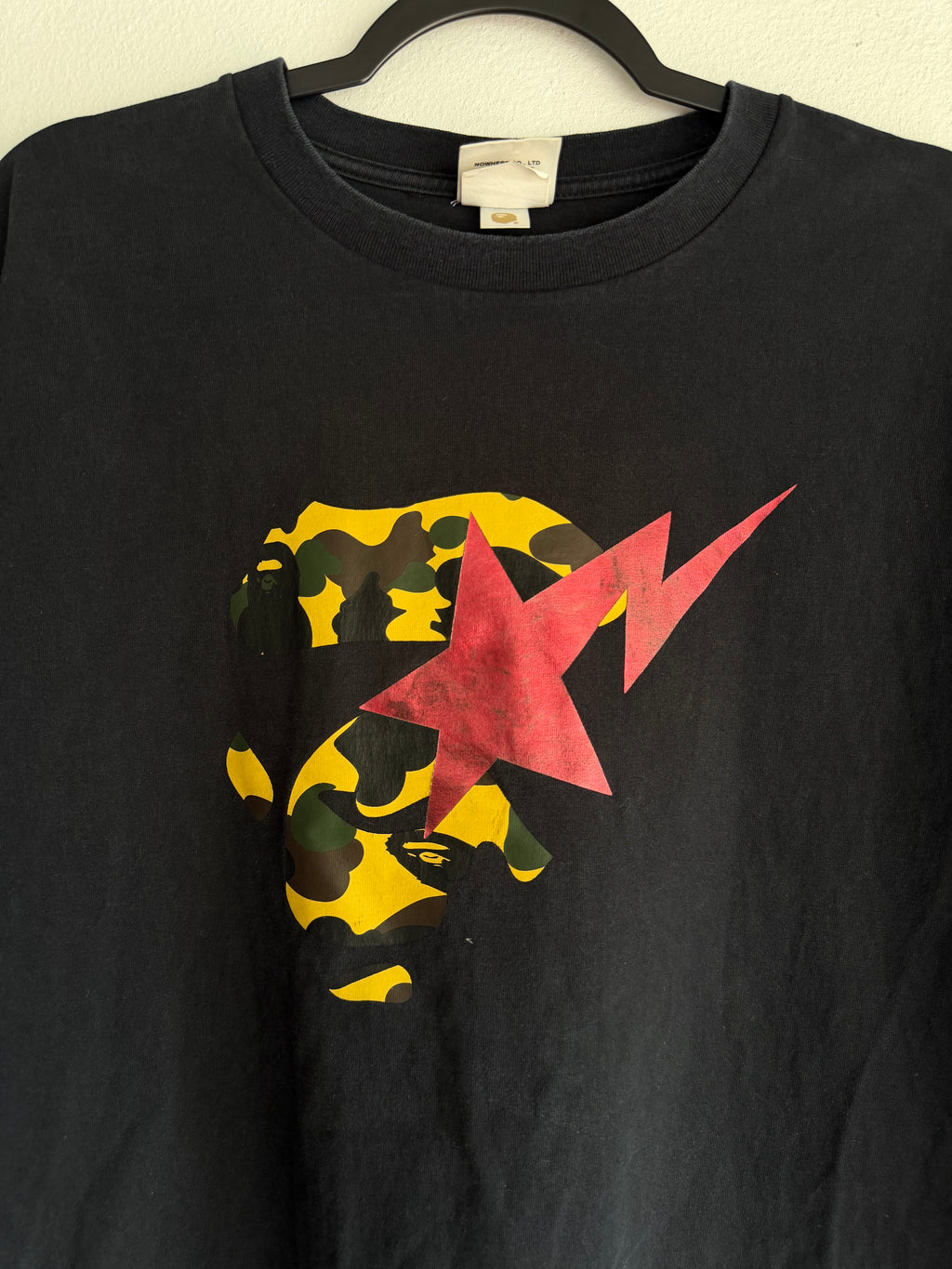 Bape 1st Camo Ape Face Sta Tee