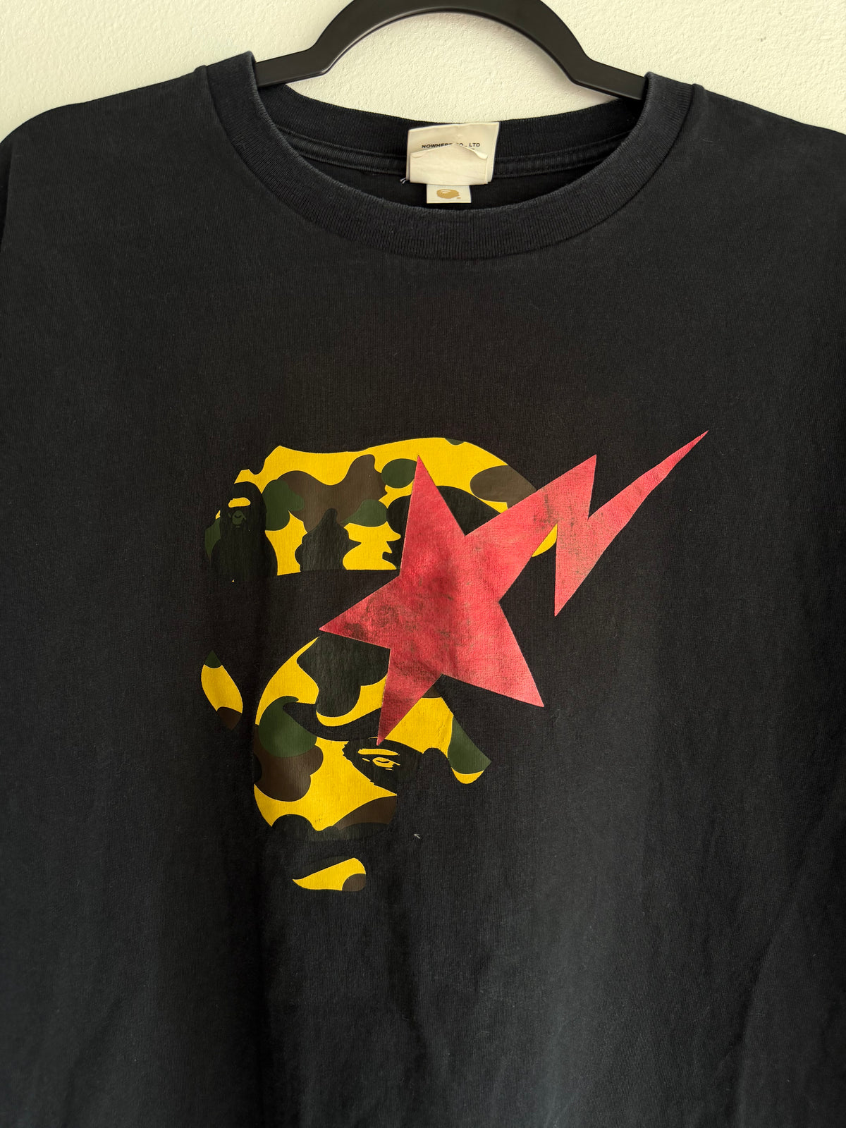 Bape 1st Camo Ape Face Sta Tee