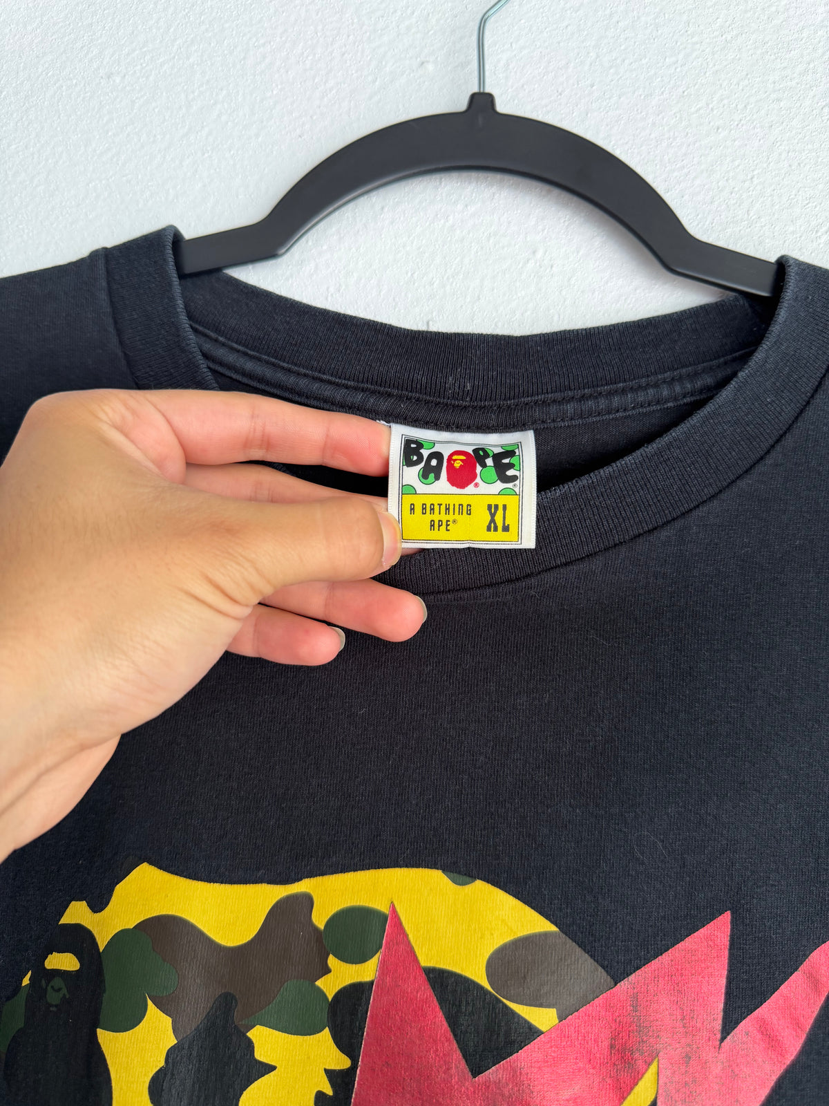 Bape 1st Camo Ape Face Sta Tee