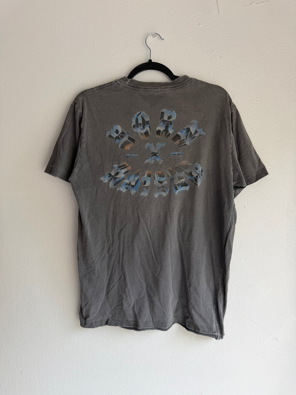 born x raised LA faded tee