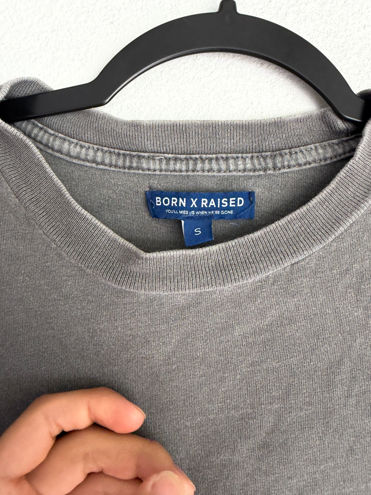born x raised LA faded tee