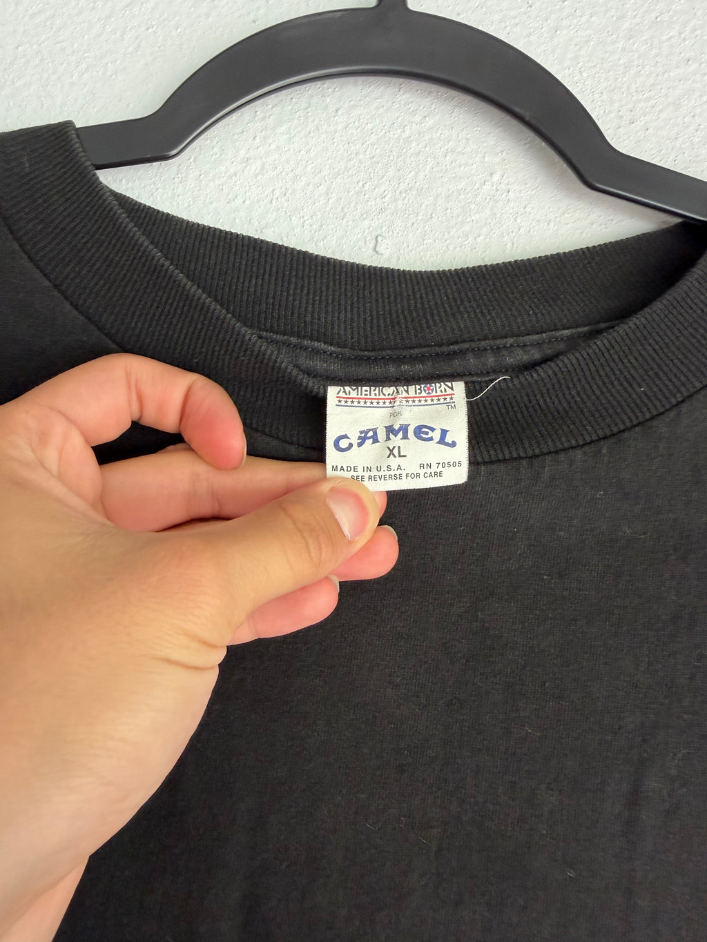 vintage 90s born to be smooth camel cig promo long sleeve