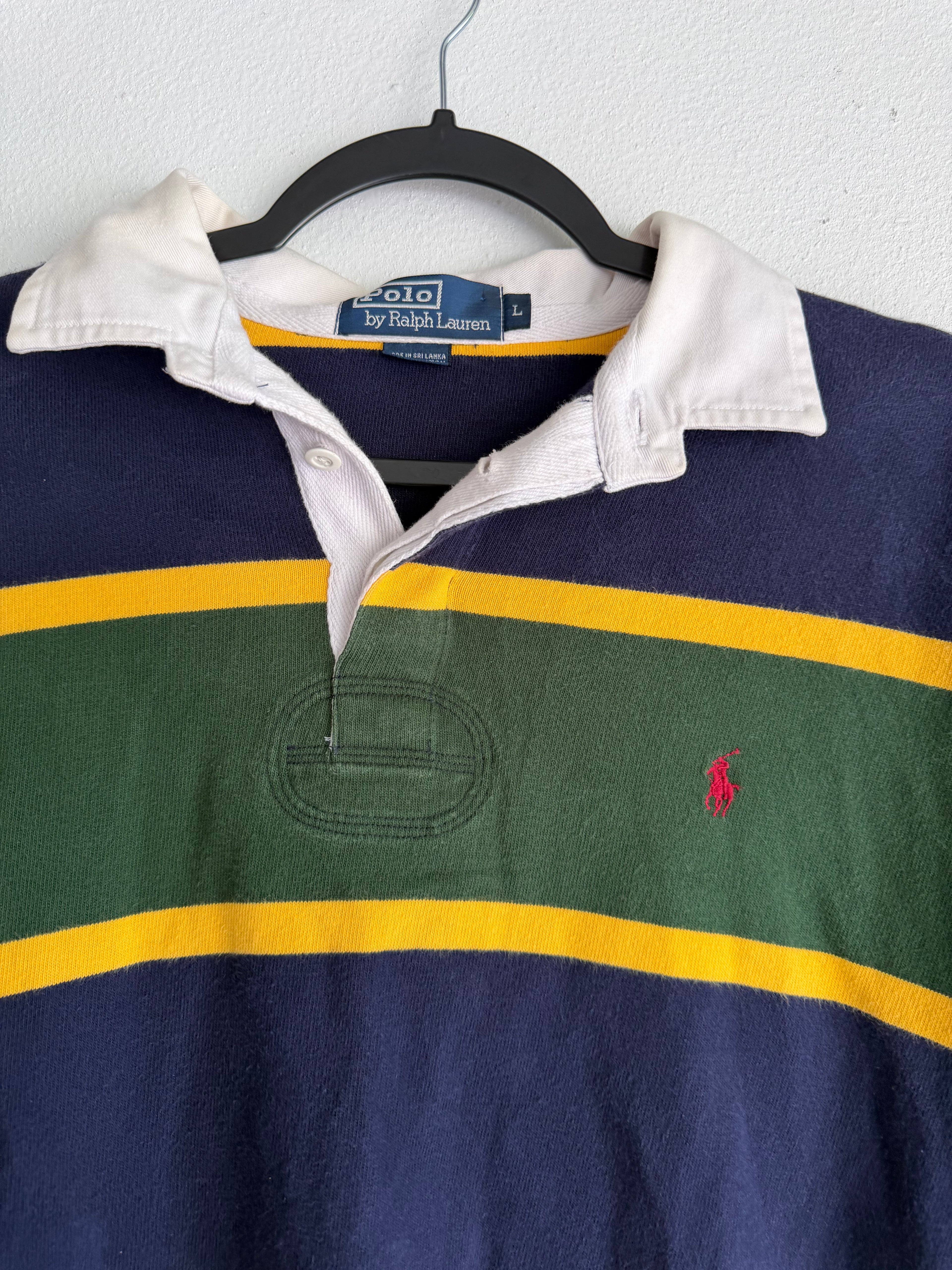 vintage 90s Striped Polo Ralph lauren rugby