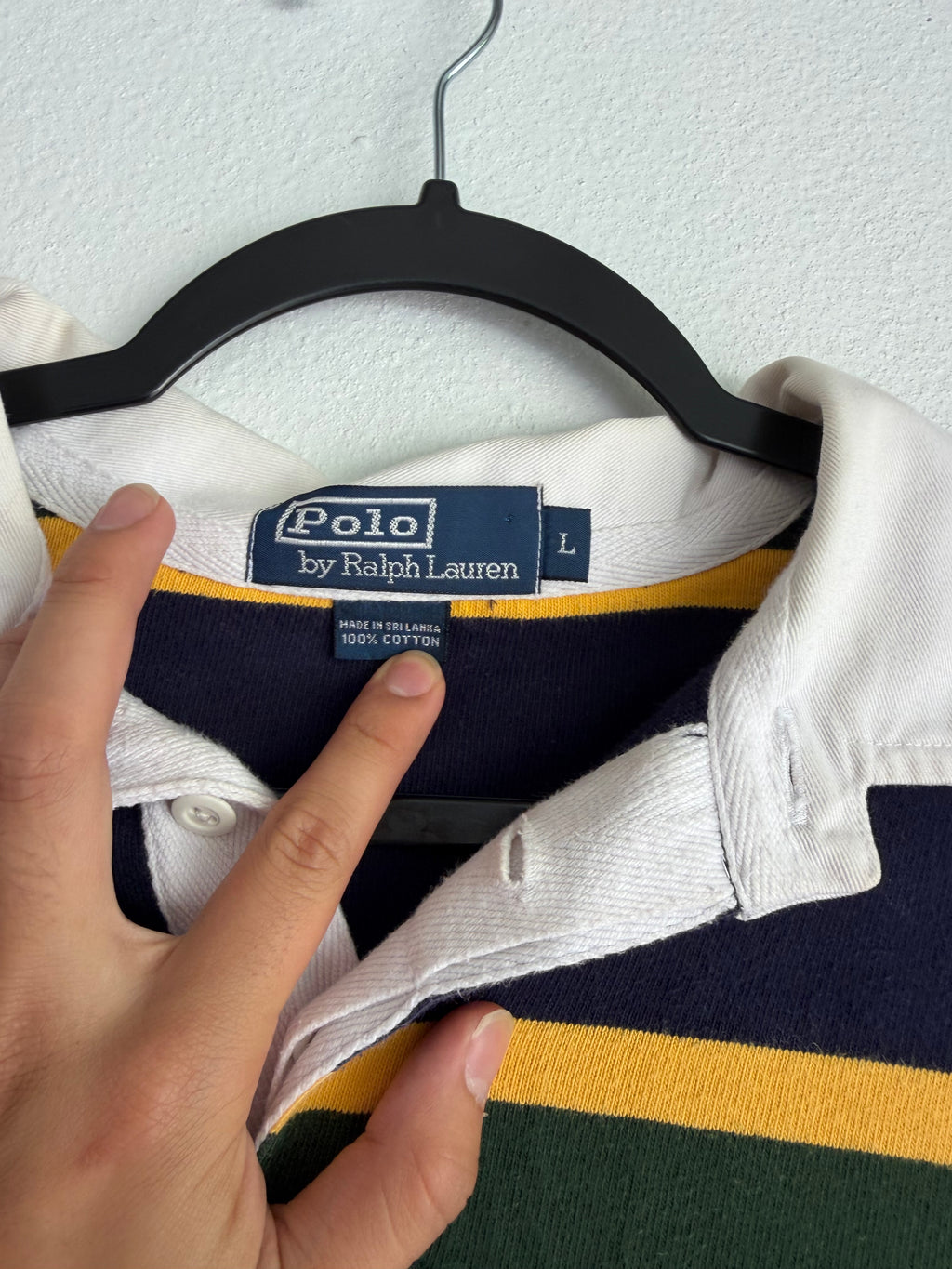 vintage 90s Striped Polo Ralph lauren rugby
