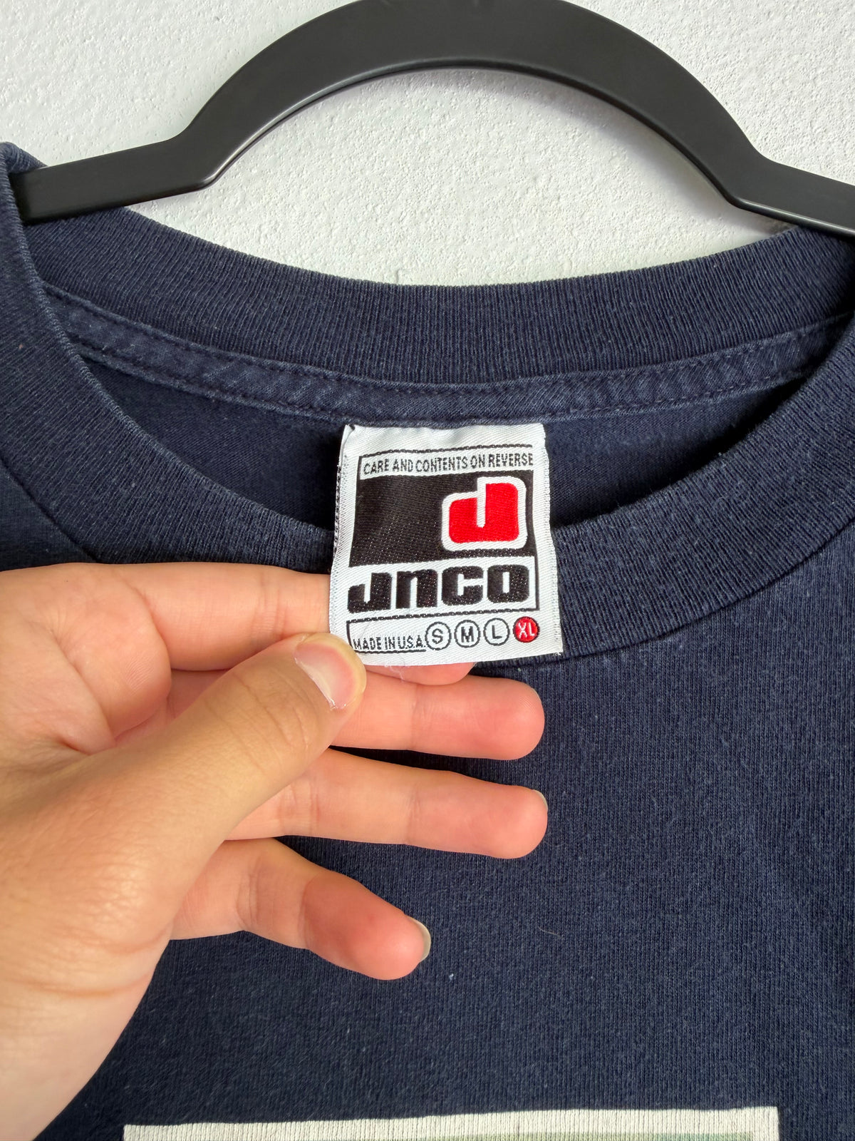 2000s JNCO drink responsibly tee