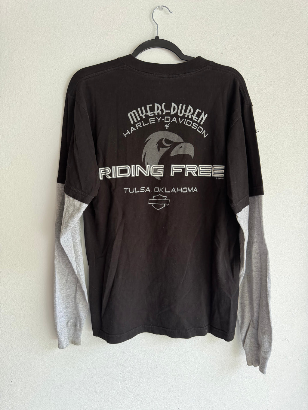 2000s Harley Davidson long sleeve shirt - M