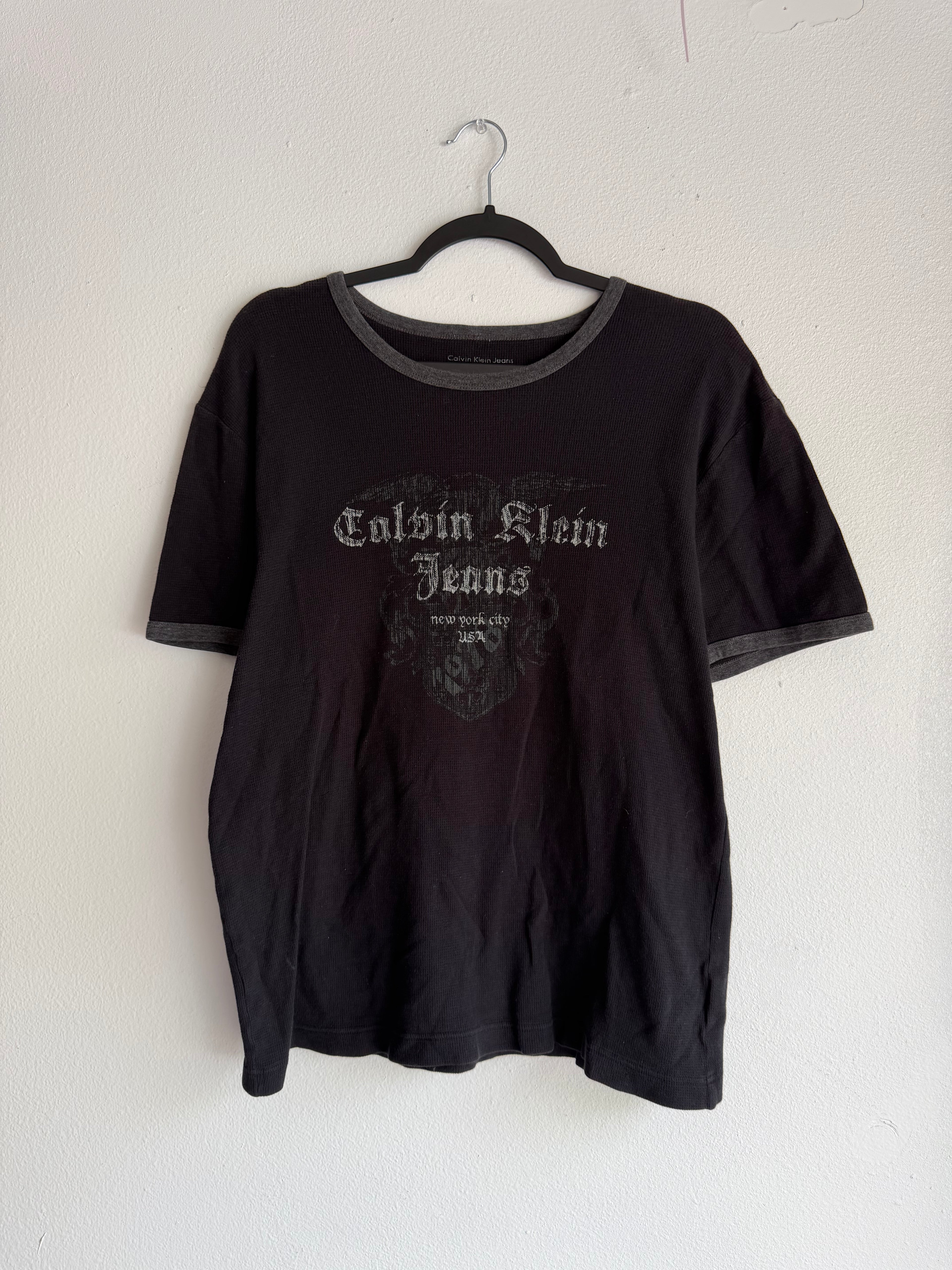 2000s Calvin Klein Thermal Ringer tee