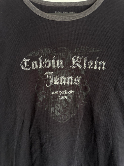2000s Calvin Klein Thermal Ringer tee