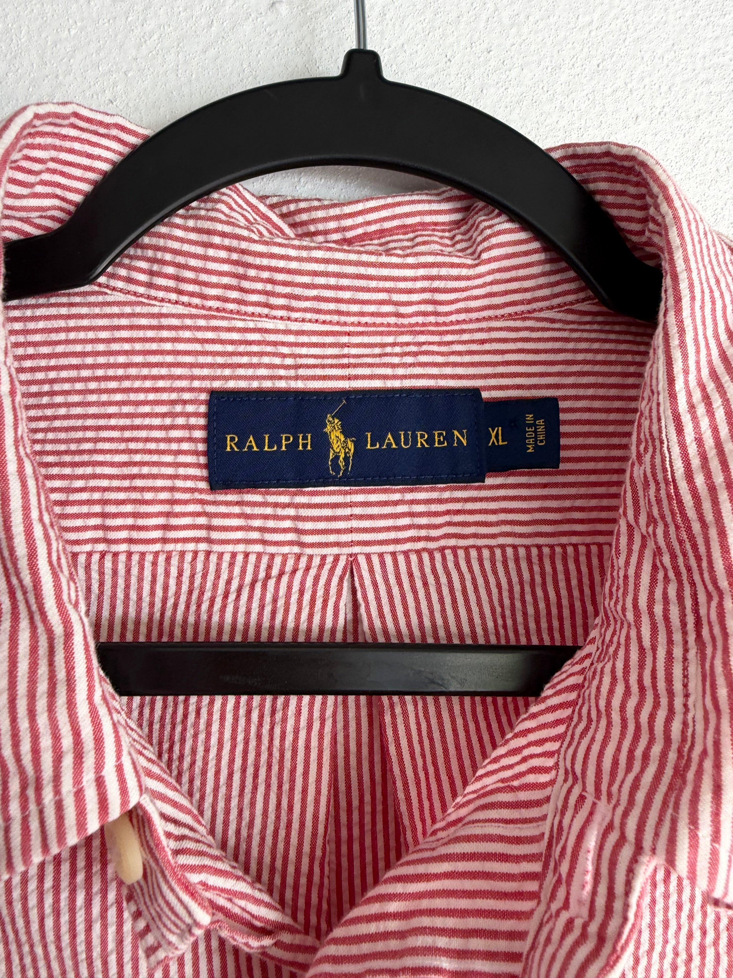 vintage boxy polo ralph lauren button up - XL