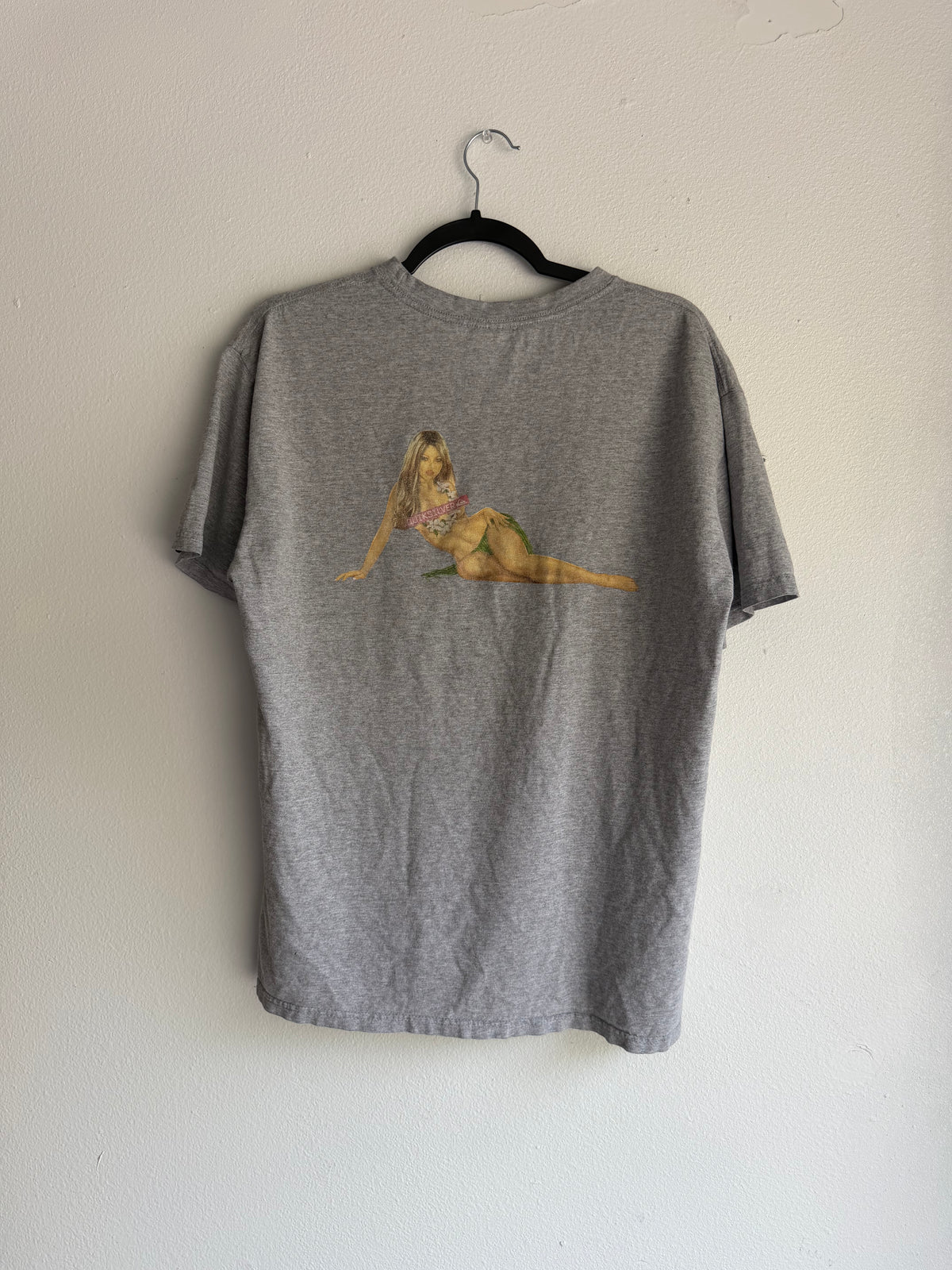 2000s quiksilver hula girl - L