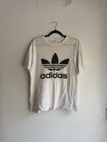 vintage adidas basic boxy tee - L