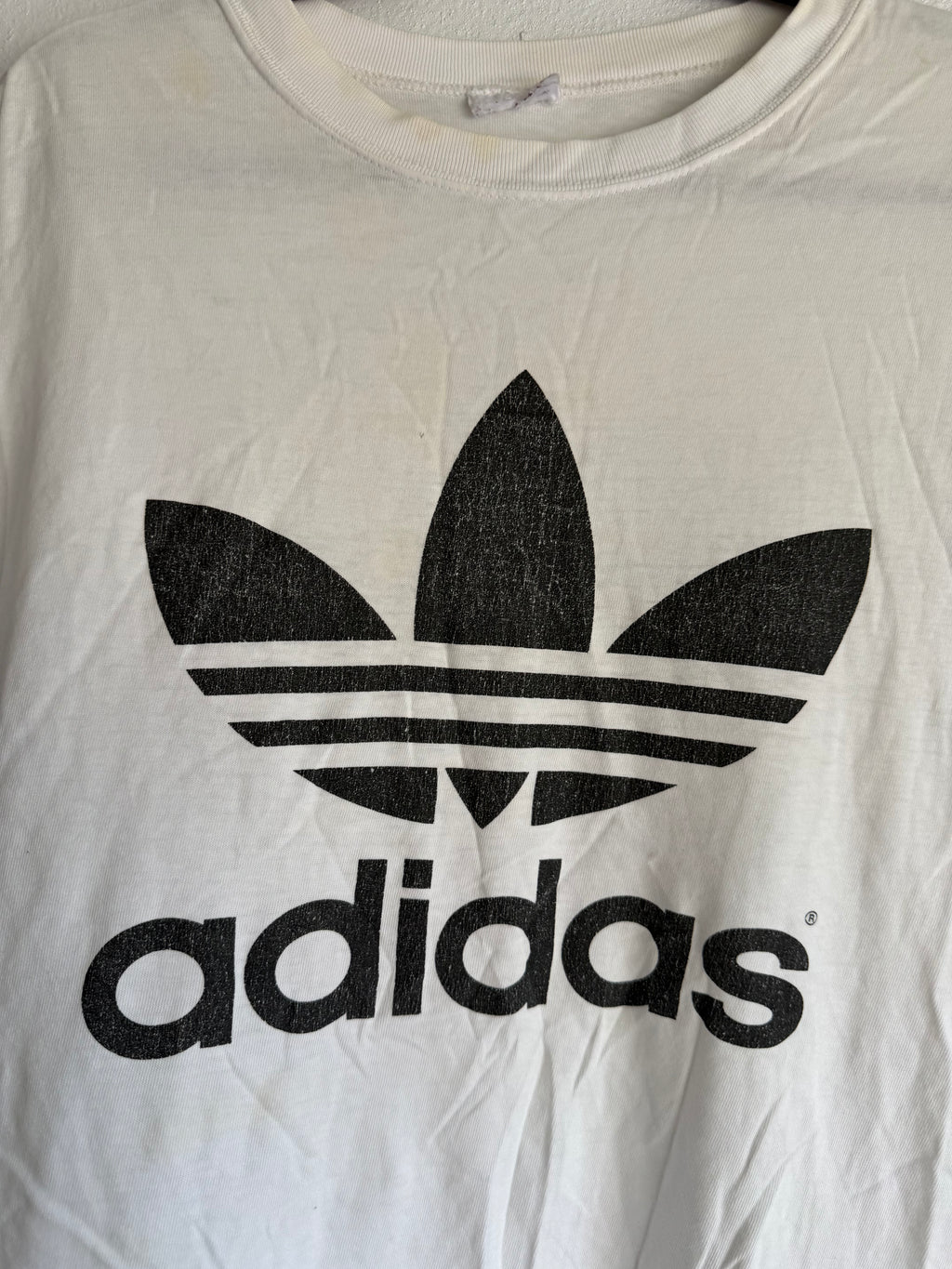 vintage adidas basic boxy tee - L
