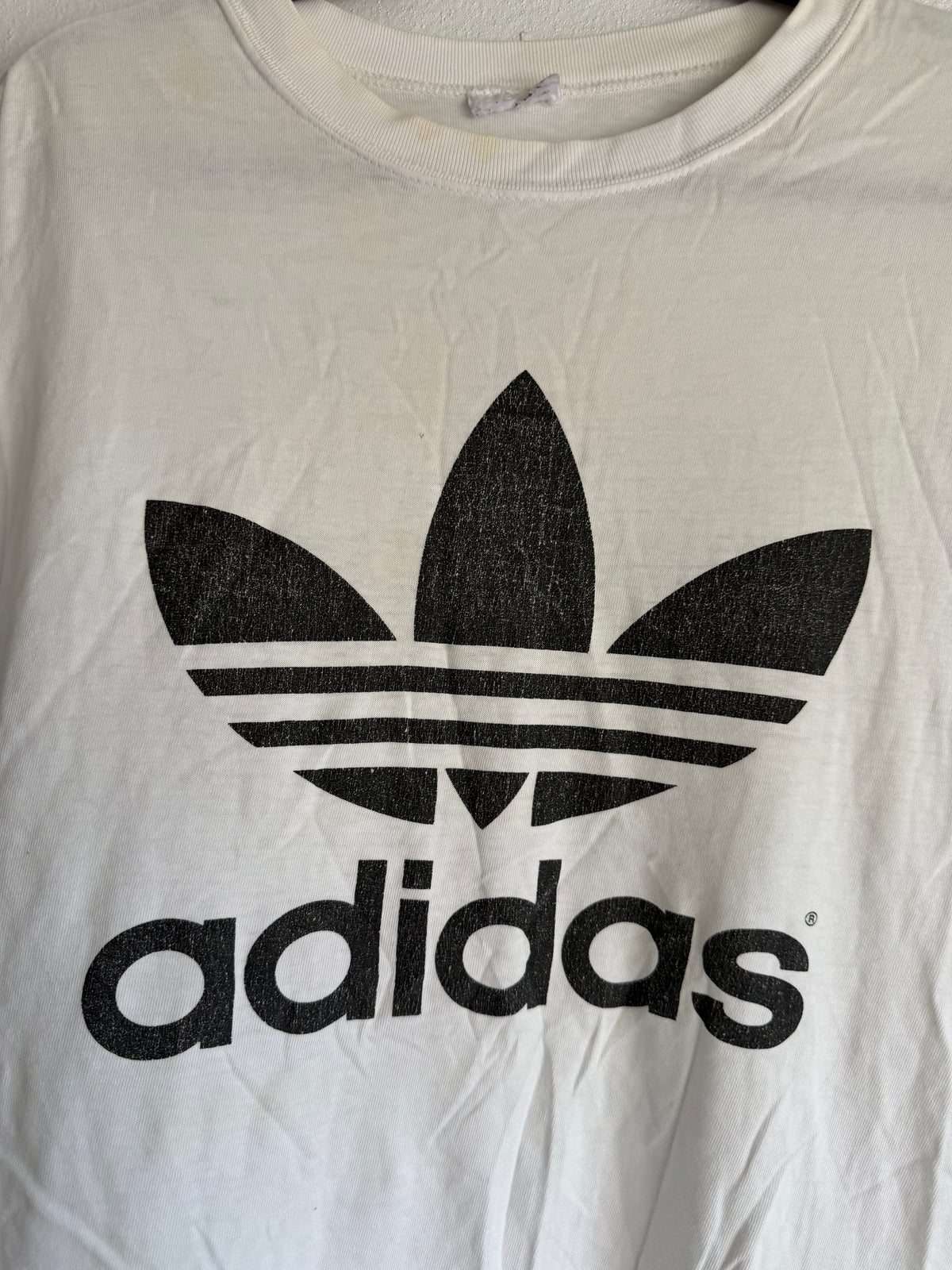 vintage adidas basic boxy tee - L