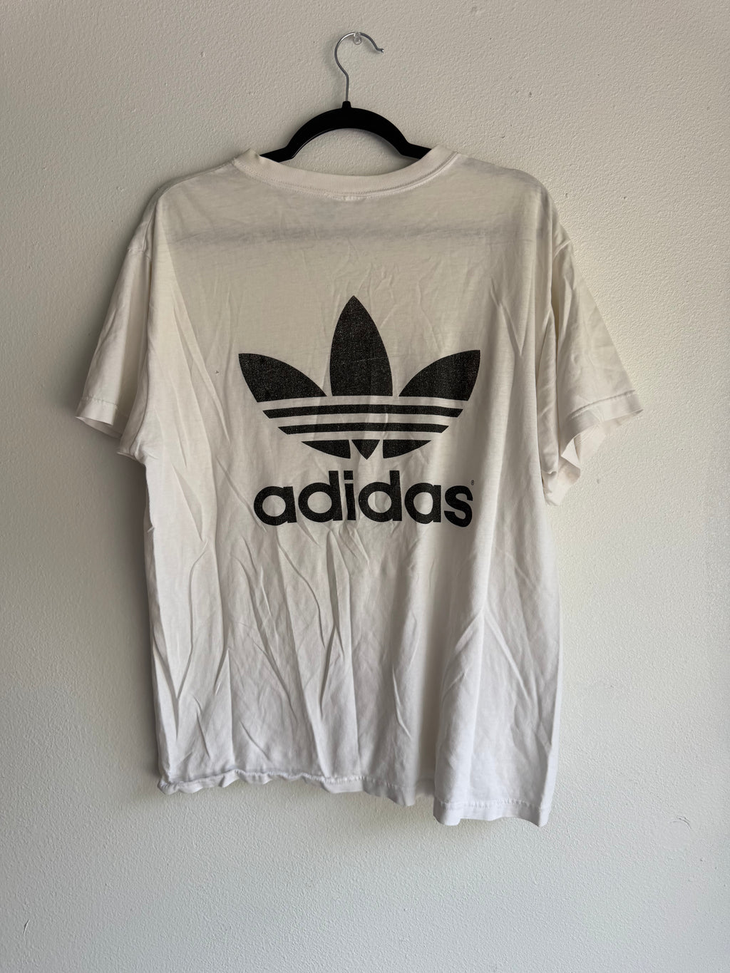 vintage adidas basic boxy tee - L