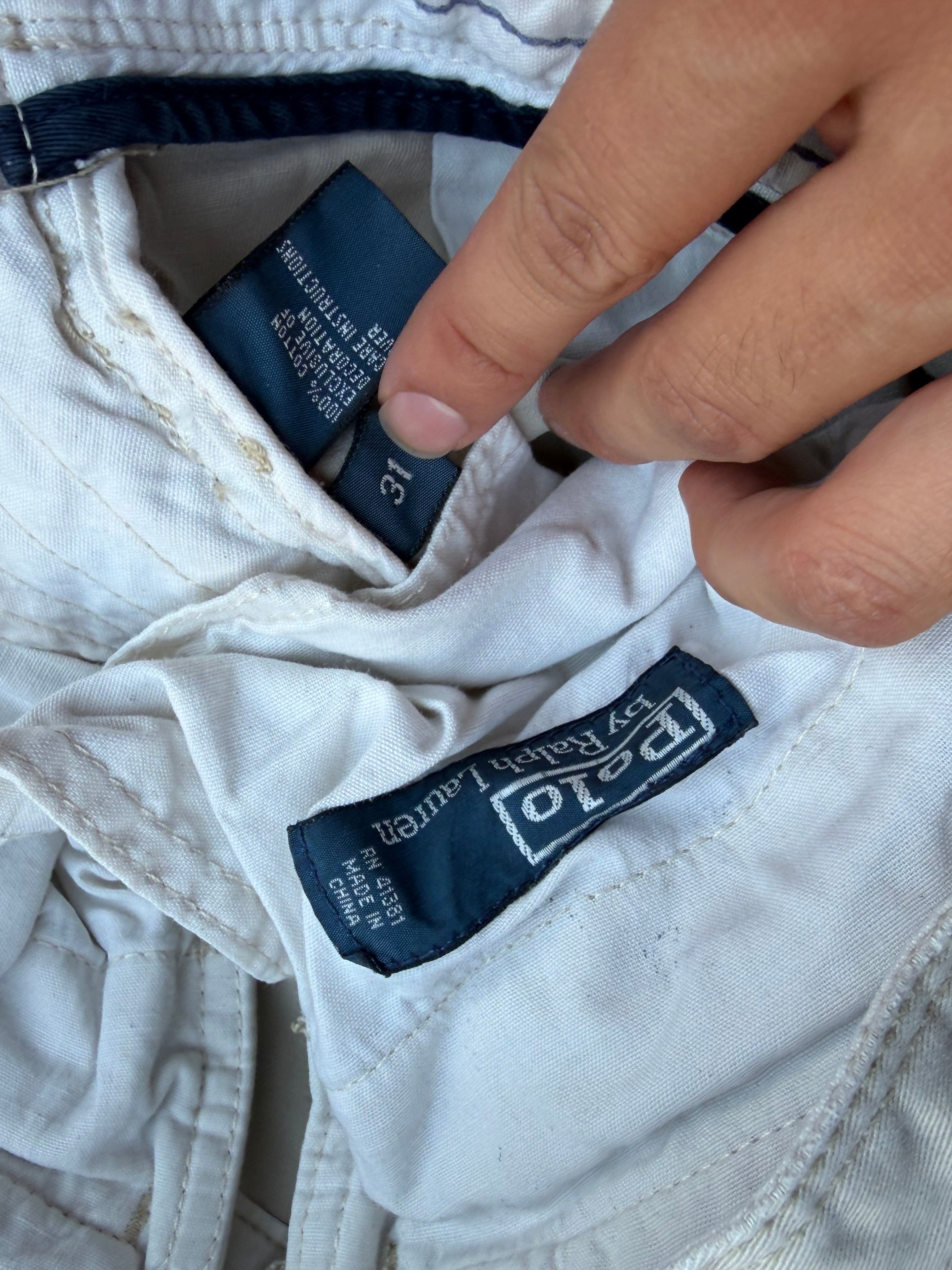 vintage polo ralph lauren cargo shorts - 32