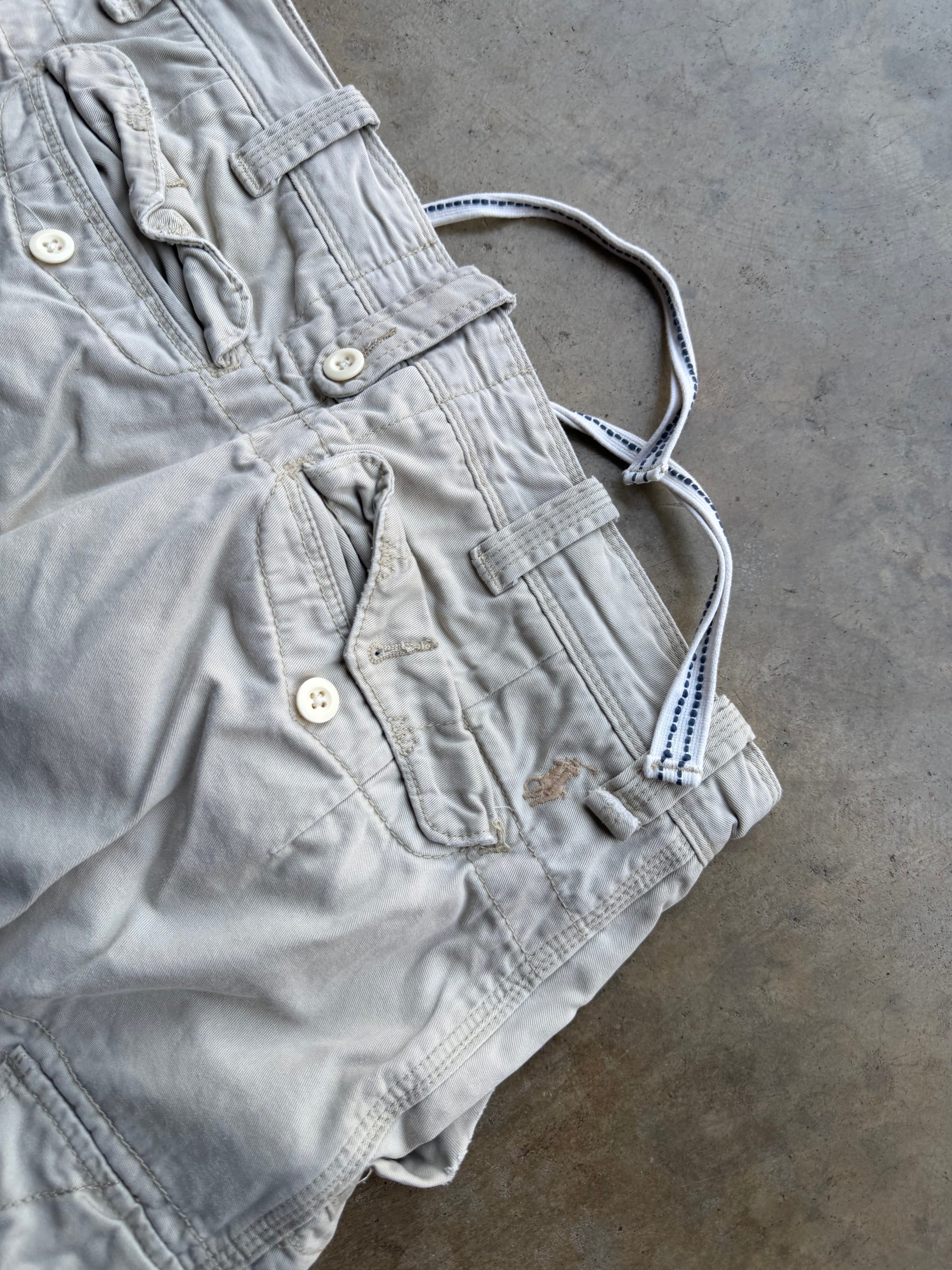 vintage polo ralph lauren cargo shorts - 32