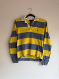 vintage polo ralph lauren striped rugby shirt - L
