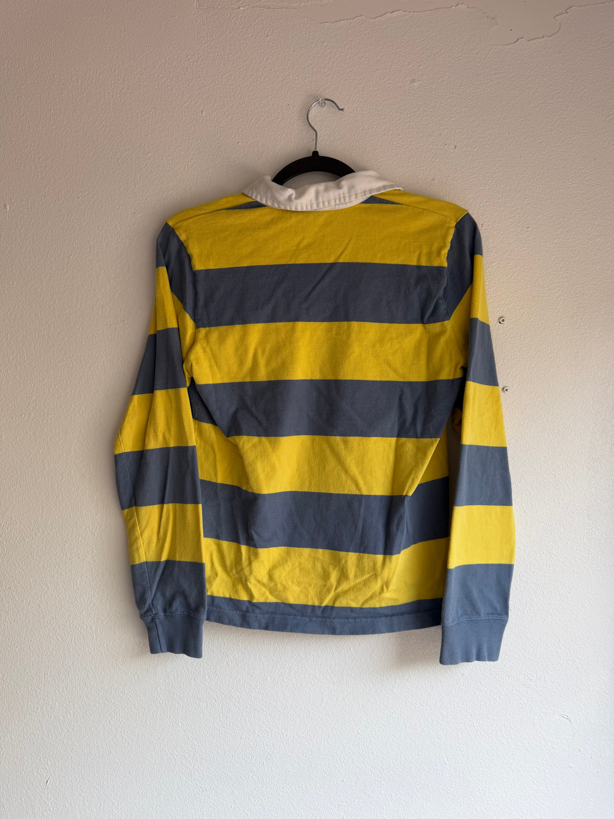 vintage polo ralph lauren striped rugby shirt - L