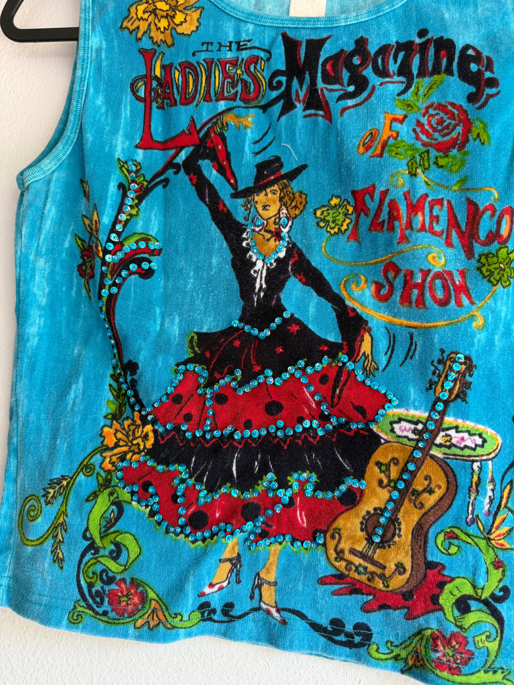 Vintage Flamenco dancer tank top - M