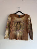 2000s Scandalus 3/4 long sleeve top - M