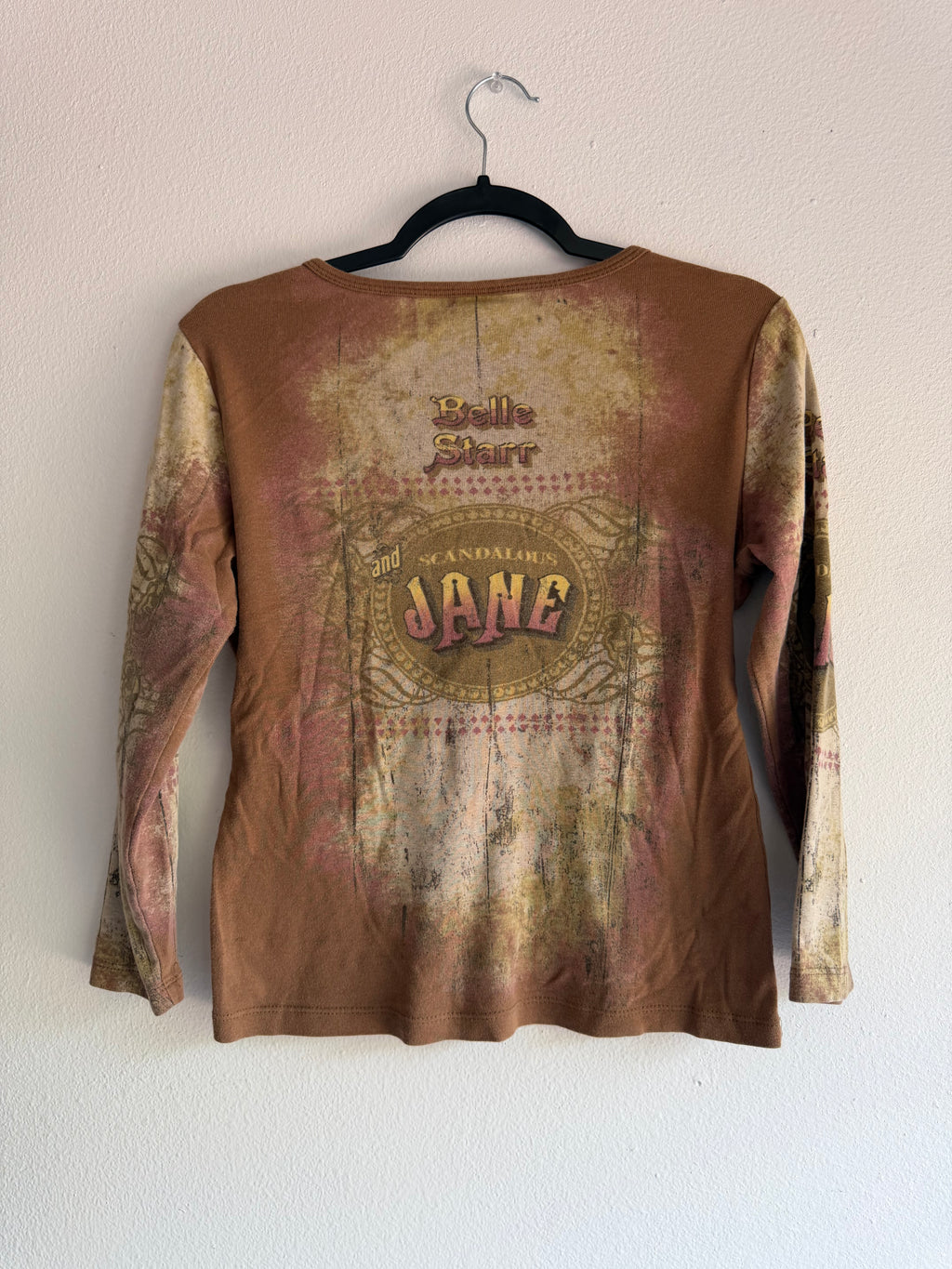 2000s Scandalus 3/4 long sleeve top - M