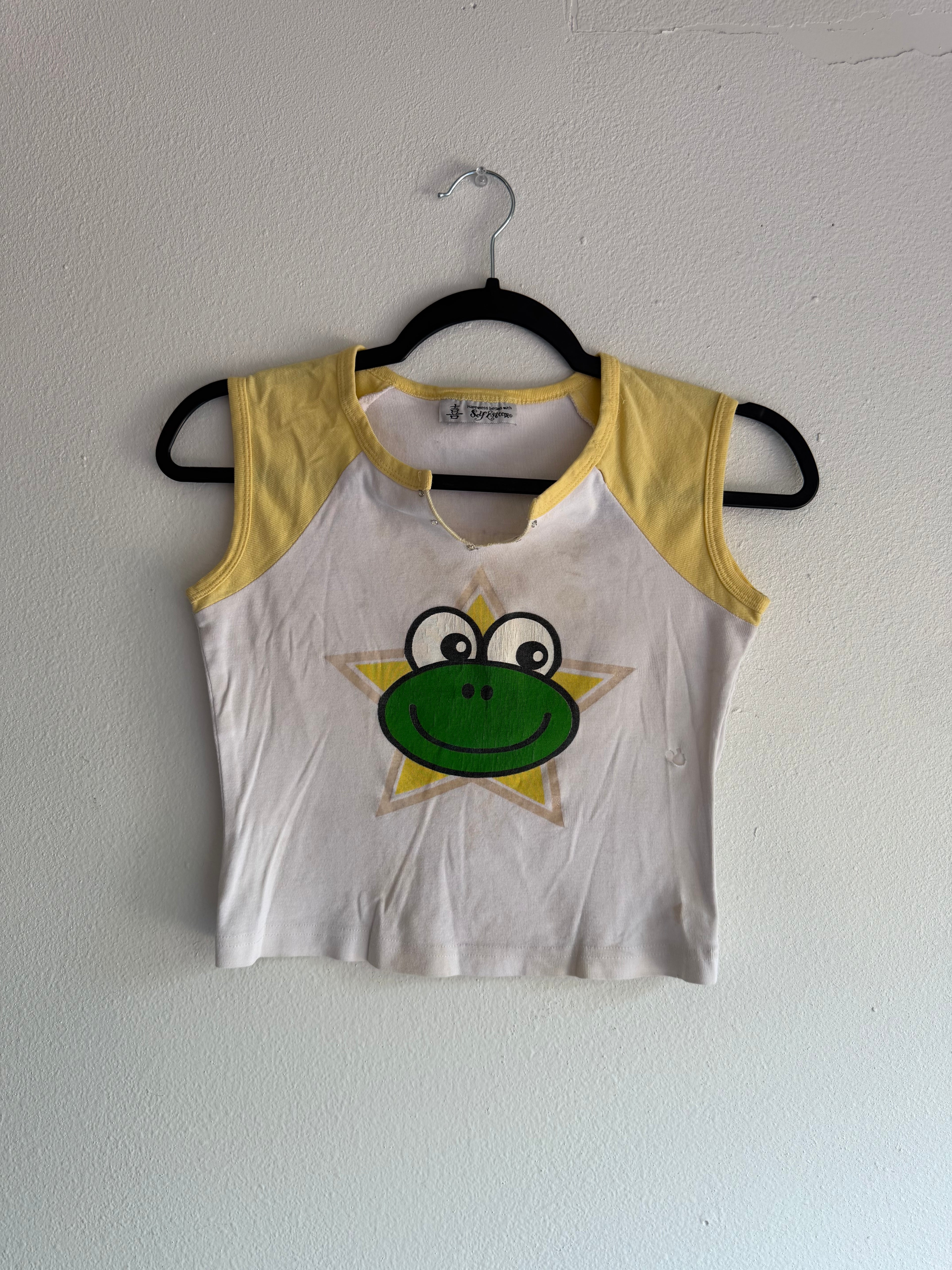2000s Self Esteem Star Frog Cutie Top - S