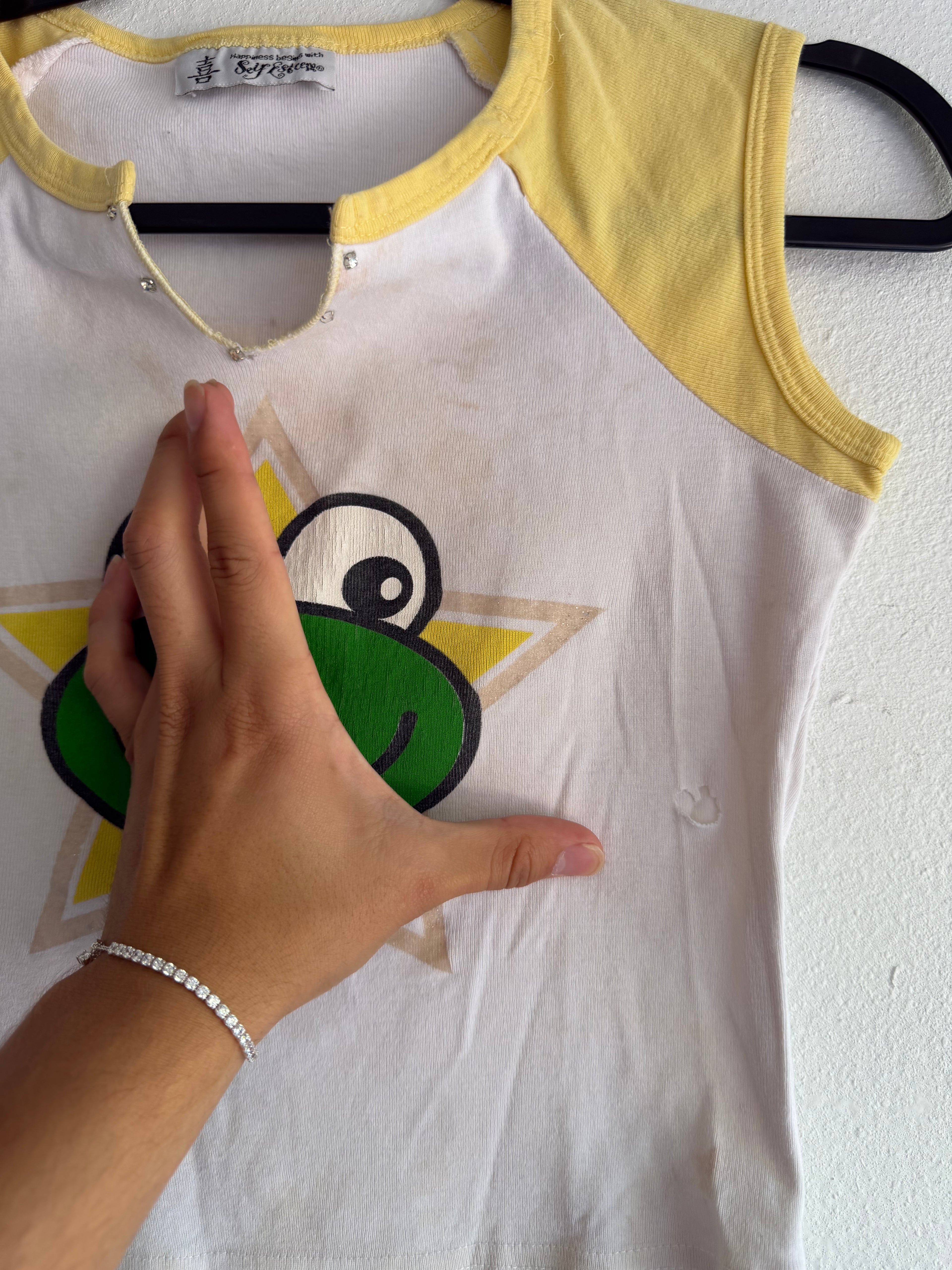 2000s Self Esteem Star Frog Cutie Top - S