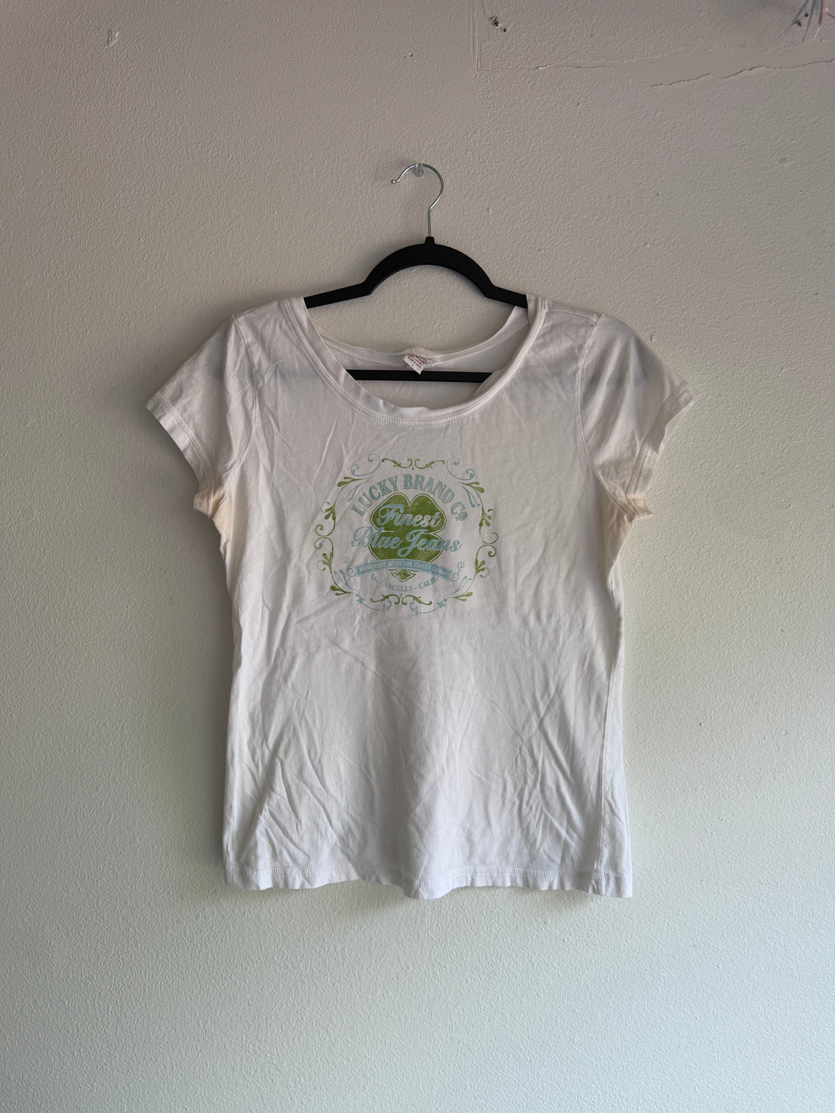 vintage Lucky Brand Baby tee - L