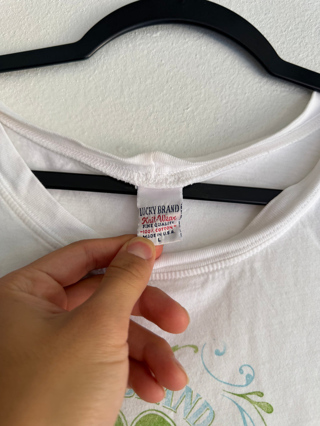 vintage Lucky Brand Baby tee - L
