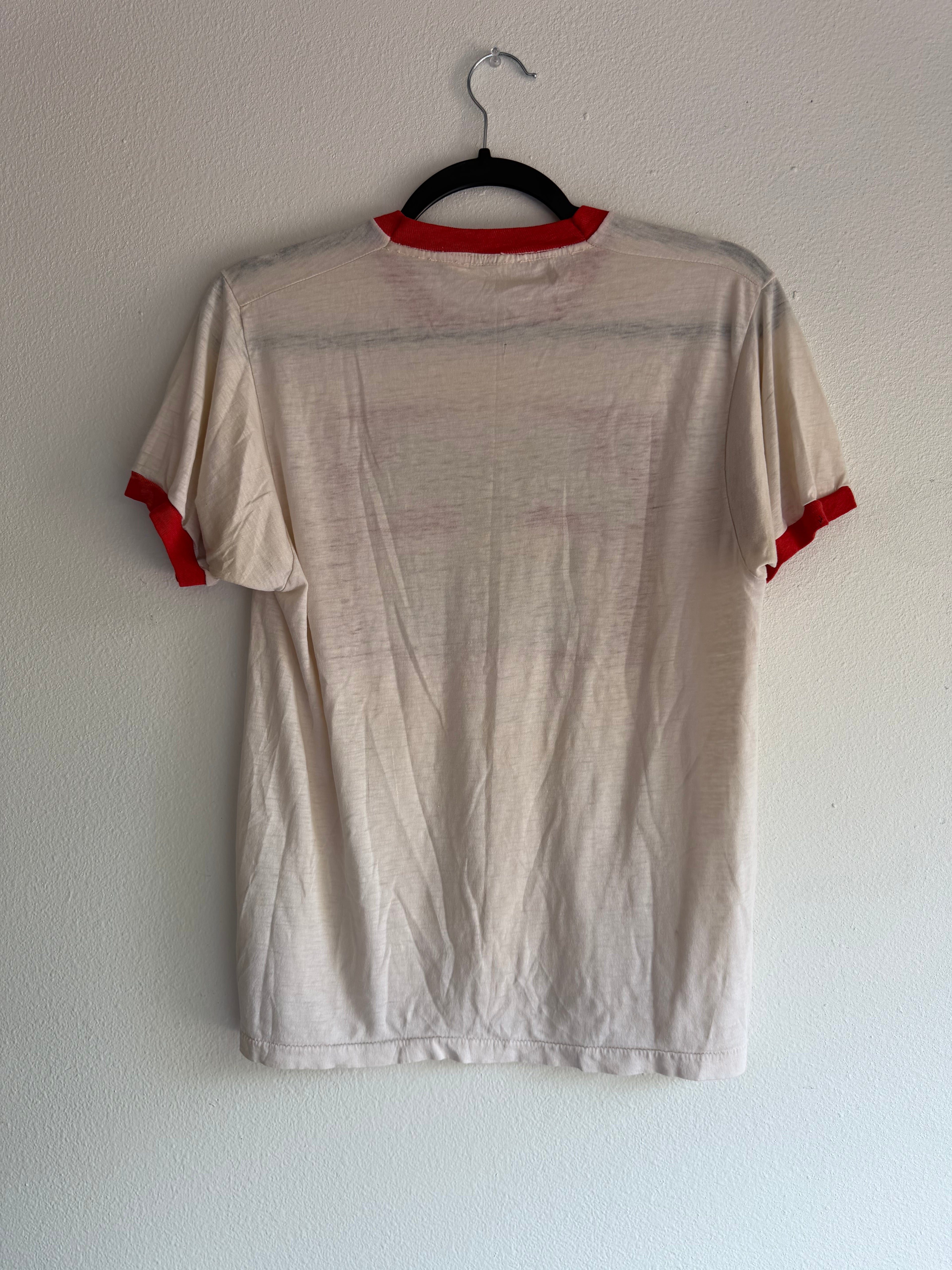Vintage 70s Budweiser ringer tee