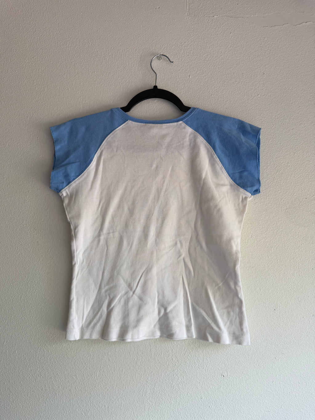 2000s Nike athletics v neck top - M