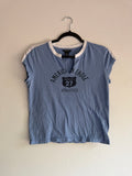 2000s american eagle v neck top - M