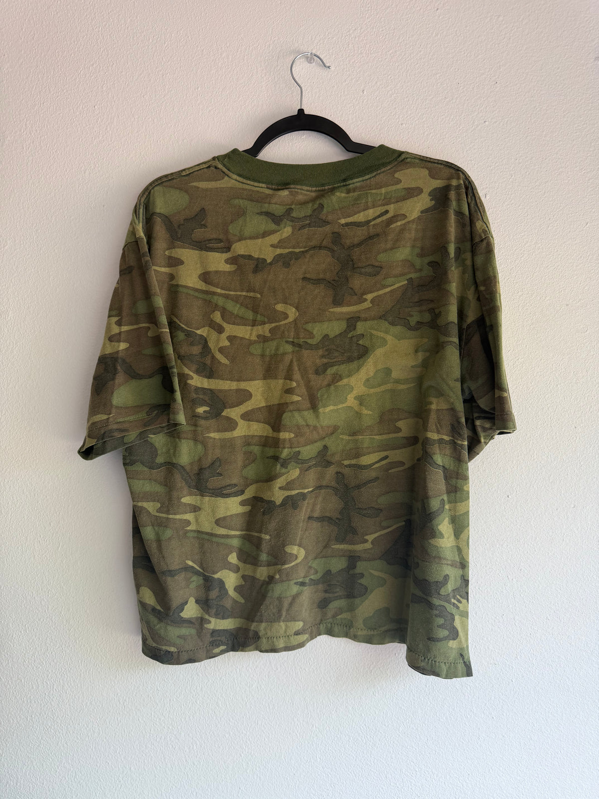 Vintage Boxy Camo Shirt - M